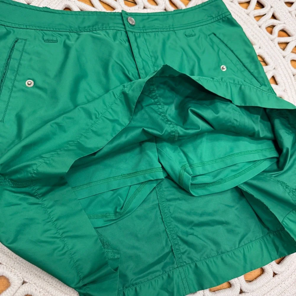 Ralph Lauren Golf Women's Green Skort Size‎ 12 Pleated Athletic Skirt